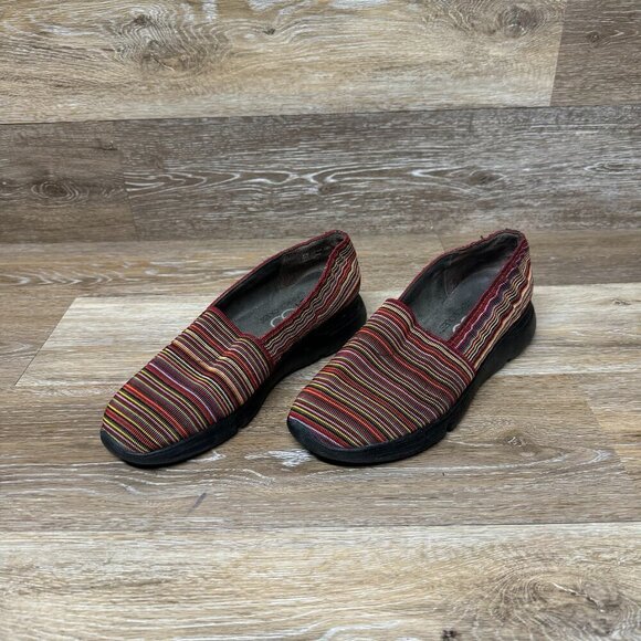 AEROSOLES Shoes - Aerosoles AerGo Jumpsuit Rainbow Color Stripe Loafer Women's Size 8.5